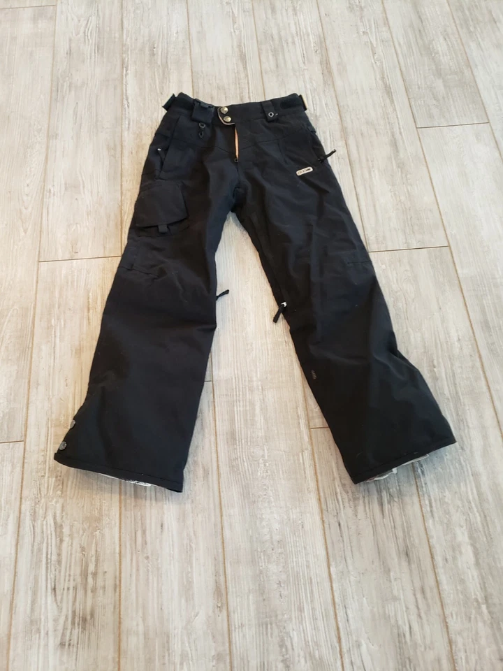 Calça de snowboard usada uma vez Nike ACG cinza meninas tamanho G com bolsos 100% náilon - Imagem 1 de 4