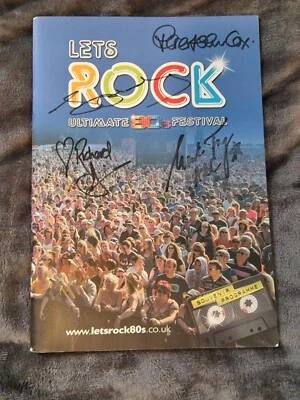 RARE! MULTI-SIGNED Let’s Rock Ultimate 80's Tour Program (Signed by 5 + PROOF!] - Image 1 of 4