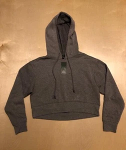 Suéter Wild Fable Para Mujer Extra Pequeño XS Gris Top Corto Encogerse de hombros Sudadera con Capucha - Imagen 1 de 9
