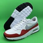 Nike Air Max SC Shoes White Red Gray Men's Size 10 CW4555-107 NEW 