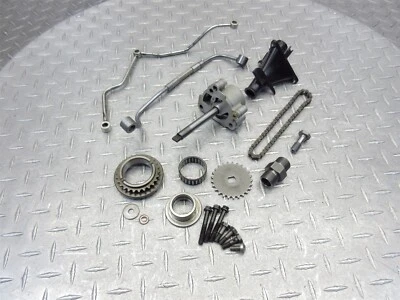 2014 13-16 Triumph 1050 Speed Triple R Engine Oil Pump Gear Cooler Line Pipe Lot - Image 1 of 4