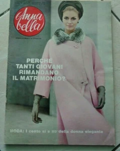 ANNA BELLA RIVISTA DI MODA E DI ATTUALITA' ANNO XXX N°48 DEL 2 DICEMBRE 1962 - Imagen 1 de 6
