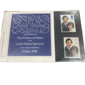 Royal Wedding 1981 Charles & Diana Präsentationspaket GB Briefmarken - postfrisch - ss/vz - Bild 1 von 3
