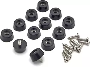 Rubber Feet for Cutting Board with Stainless Screws, 12 Pieces Non Slip Rubber B - Picture 1 of 8