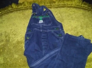 Liberty Youth Size 7 Blue Denim Bib Carpenter Farmer Overalls - Picture 1 of 4