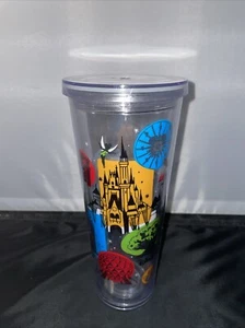 Disney World Starbucks Park Icons Venti 24 oz Acrylic Cold Tumbler Cup 2017 - Picture 1 of 3
