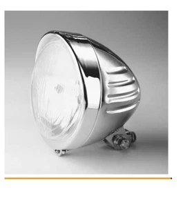 Harley Chrome Headlight 5-3/4 " Halogen 80-UP Softail/FXWG/FXDWG/FXST softail - Picture 1 of 1