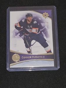 2022-23 UD Ultimate Collection Connor McDavid Purple Parallel Base 11/15 RARE #1 - Picture 1 of 2