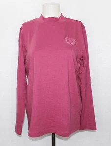 BLAIR Essential L/S Mock Turtleneck Top, Women's Size M, Pink, NEW!! - Picture 1 of 3