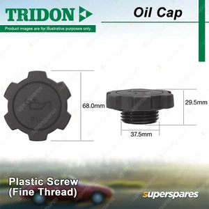 Tridon Oil Cap for Daihatsu Charade Cuore Delta Mira Cuore Move Sirion M100 - Picture 1 of 4