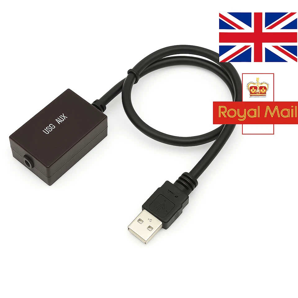 USB to AUX Adapter for BMW MINI G F Series CarPlay Android Retrofit Cable  - Image 1 of 1
