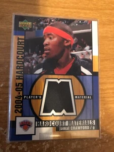 2004/5 UD Hardcourt Player's Materials relic card Jamal Crawford Knicks Bulls - Picture 1 of 1