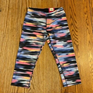 SO Leggings Childs 14 New With Tags Multi-Color Funky Capri Perfect - Picture 1 of 6