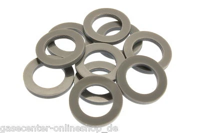 10x Dichtung für Flaschendruckminderer Sauerstoff Stickstoff Schutzgas Argon - Bild 1 von 2
