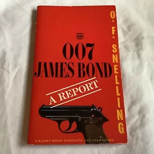 007 James Bond: A Report by O. F. Snelling (Signet D2652 PB 1st printing) - VG+! - Picture 1 of 4