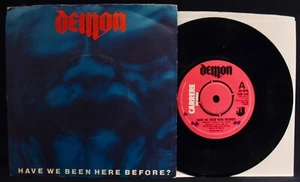 DEMON~Have We Been Here Before~UK Import Rock Picture Sleeve+45-CARRERE #CAR 249 - Imagen 1 de 2