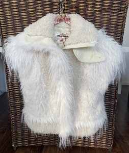 Zara Kurze Weste aus Teddyfell-Stoff XS-S Beige FX FR WSTCT 14 - Bild 1 von 5