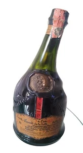 Saint Vivant Exposition Universelle 1937 armagnac antica bottiglia francese - Foto 1 di 10