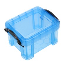 Cute Storage Boxes Home Furnishing Trumpet Mini Lock Box Organizer Blue #C