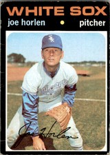 1971 TOPPS JOE HORLEN CHICAGO WHITE SOX #345