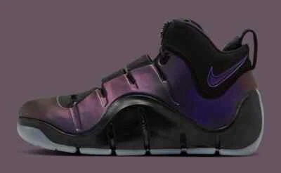 Nike Zoom LeBron IV 4 Eggplant Varsity Purple Black FN6251-001 sz 7 Men's - Image 1 of 4