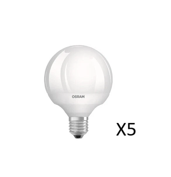 5 Stück Osram Led Globe 9W(60W) 827 806lm Ø95mm Matt E27 - Bild 1 von 1