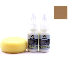 Auto BMW Montana "sandbeige" Lederfarbe für Leder, Kunstleder Set Reparatur - Bild 1 von 8