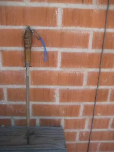 Antiguo Años 1920 Acero 12" NUESTRO MEJOR Cuchillo Afilador Acero Afilador Palo Afilador EE. UU. - Imagen 1 de 8