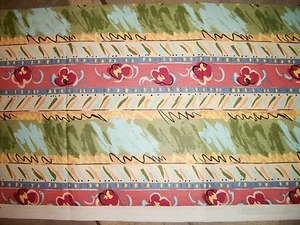 Richloom Colorful Stripe Print Stain Repellent Drapery Fabric 80 X 16 - Picture 1 of 2