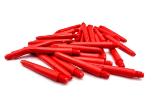 Dart Stems Short 34mm 10 Sets Red Darts Shafts MADE IN BRITAIN DartsClearance - Picture 1 of 12