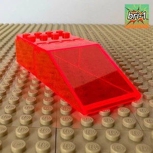 LEGO Aquazone: 6 x 4 x 2 Trans-Neon Orange Canopy + Extensor, 6190, 2337, 4474 - Imagen 1 de 8