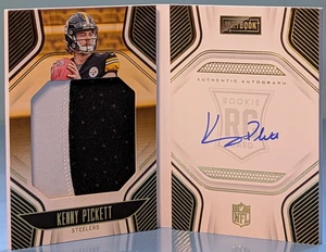 2022 Kenny Pickett Rookie Auto Playbook Rookie Jersey Autographs Gold /99 - Picture 1 of 3