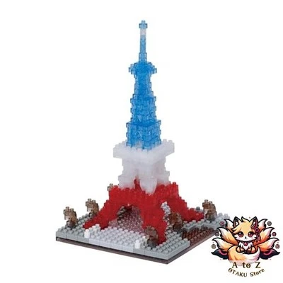 NEW nanoblock - World Famous Buildings - Paris  Banks of The Seine Tricolor ver. - Image 1 of 3