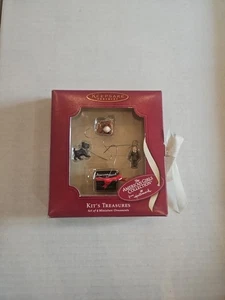 Hallmark Ornament Kit's Treasures Set de 4 muñecas miniatura American Girl - Imagen 1 de 2