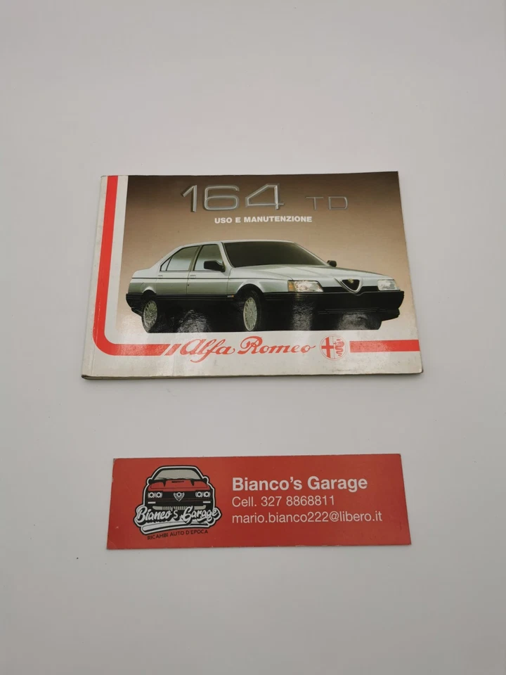 Libretto Uso E Manutenzione Alfa Romeo 164 TD - Immagine 1 di 4