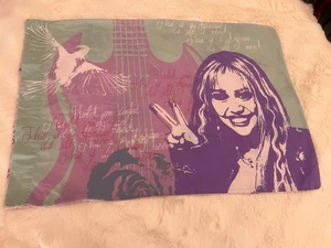 Hannah Montana Kissenhülle Vintage This In life Purple Face Gitarre - Bild 1 von 5