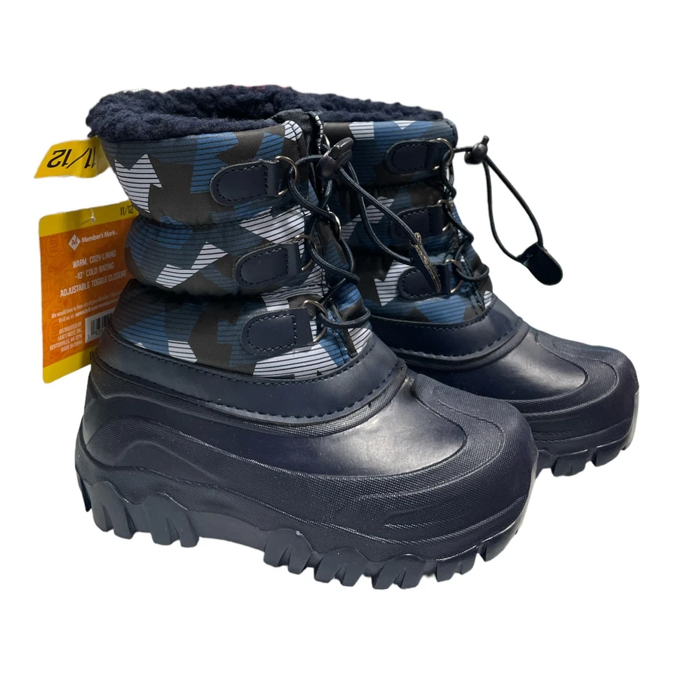 Member's Mark Boy's Pull On Insulated Snow Boots w/ Bungee Closure - Image 1 of 1