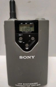 Transmisor inalámbrico sintetizado UHF Sony WRT-805 totalmente probado ver fotos  - Imagen 1 de 9