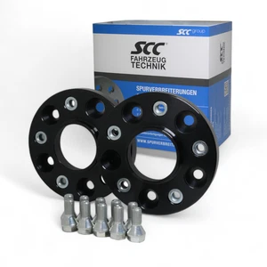 SCC Performance Wheel Spacers 2x20mm 13440BWS for Audi A4 A5 A6 A7 A8 E-Tron E-T - Picture 1 of 10