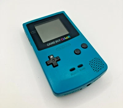 Console Nintendo Game Boy Color blu celeste CGB-001 gbc usato funzionante - Immagine 1 di 4