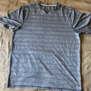 Right Of Way sportliches blau/graues kurzärmliges Herren-T-Shirt Größe Large - Bild 1 von 4