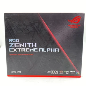 Rog Zenith Extreme Alpha Socket TR4 AMD X399 DDR4 Quad-GPU CrossFireX & Quad-GPU - Foto 1 di 10