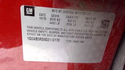 Driver Left Headlight Base Sedan Halogen Fits 13-18 ATS 1784368 Foto 1 de 4