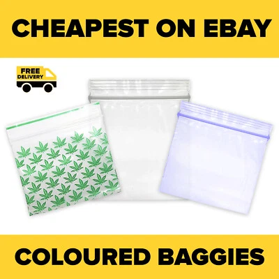 Clear Grip Seal Bags Self Seal Bags Poly Bags Resealable Bags Zipper Bags CHEAP - Image 1 of 2