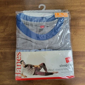 Hanes Nachtwäsche Schlafset Herren XL 2006 Herstellungsdatum - Bild 1 von 8