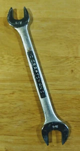 Vintage Craftsman wrench 5/8" & 3/4" open, marked "v v 44582", collectible - Picture 1 of 2