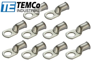 Lote de 10 anillos de orificio de 1/0 1/2" terminal lengüeta chapado en cobre calibre AWG - Imagen 1 de 7