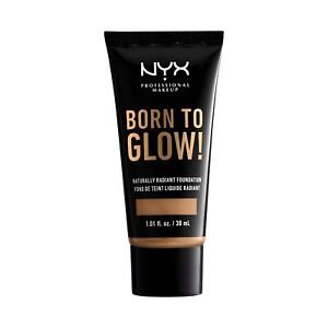 NYX PROFESSIONAL MAKEUP Born To Glow Naturally Radiant Foundation, Medium