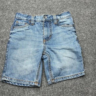 Pantalones cortos vaqueros Route 66 para niñas talla 7 azul lavado medio  Foto 1 de 4