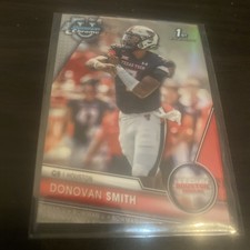 2023 Topps Bowman Chrome U Donovan Smith Chrome Refractor Card